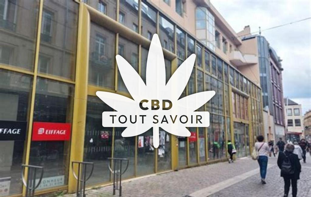 Village à Wuisse avec feuille Cannabis CBD