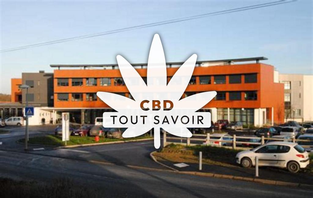 Village à Charleville-sous-Bois avec feuille Cannabis CBD