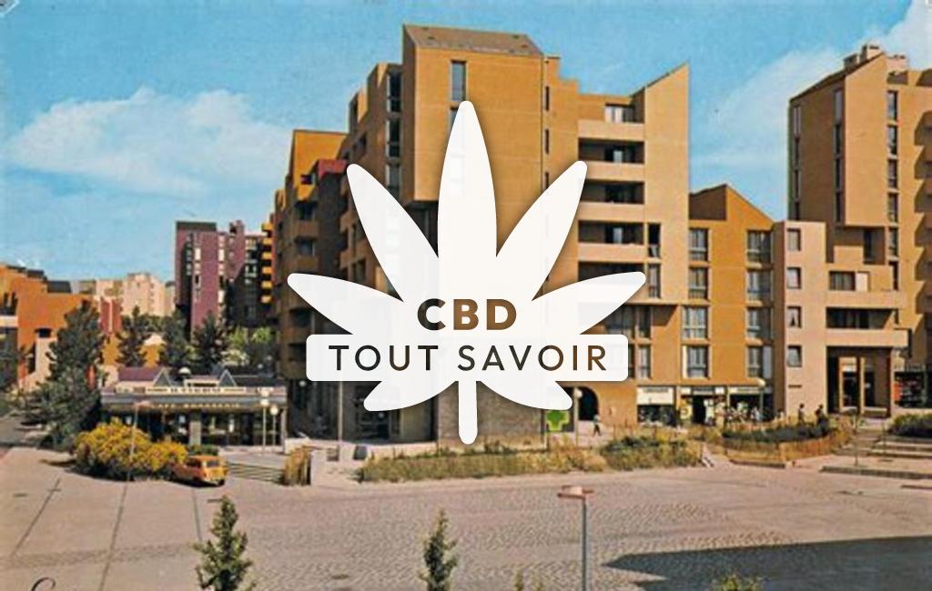 Village à Uckange avec feuille Cannabis CBD