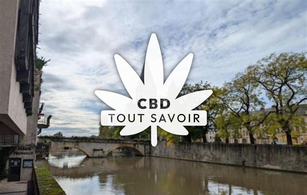 Village à Hauconcourt avec feuille Cannabis CBD