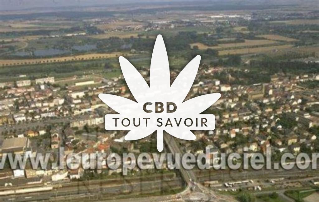 Village à Hagondange avec feuille Cannabis CBD