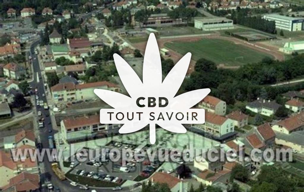 Village à Faulquemont avec feuille Cannabis CBD