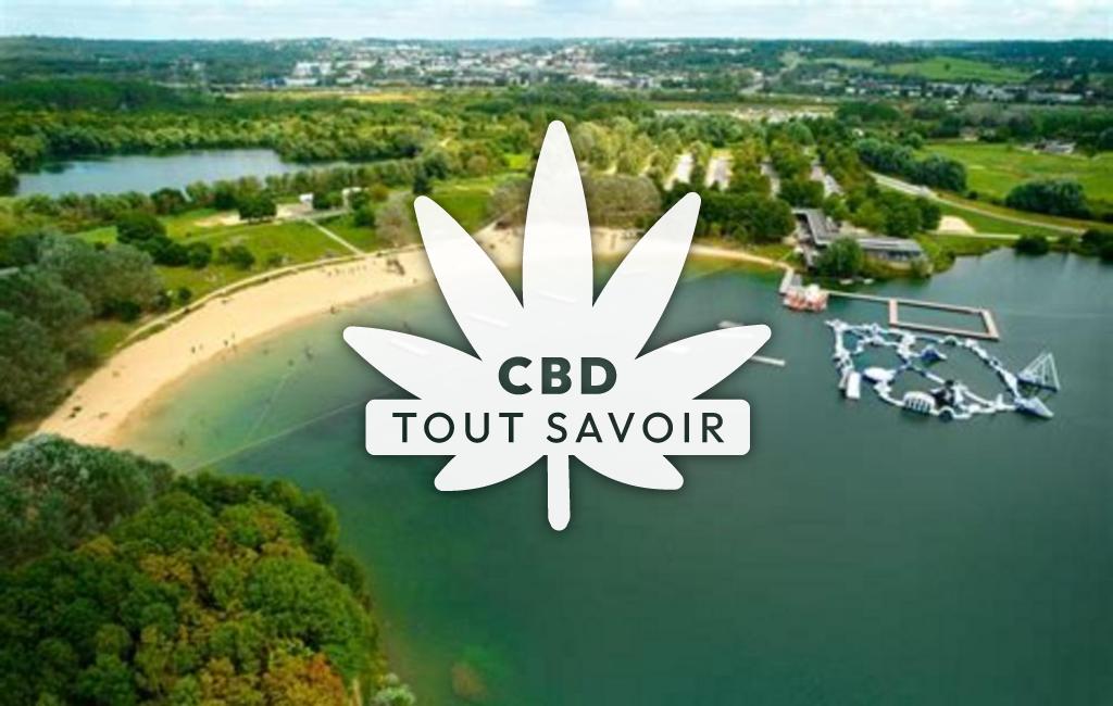Village à Kirschnaumen avec feuille Cannabis CBD