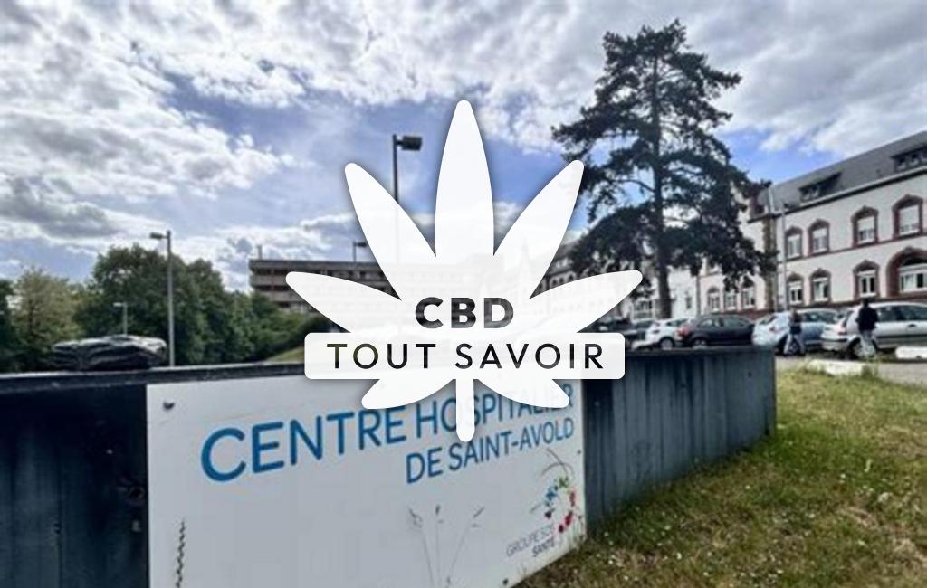 Village à L'Hopital avec feuille Cannabis CBD