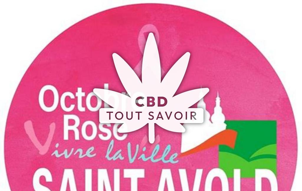 Village à Saint-Avold avec feuille Cannabis CBD