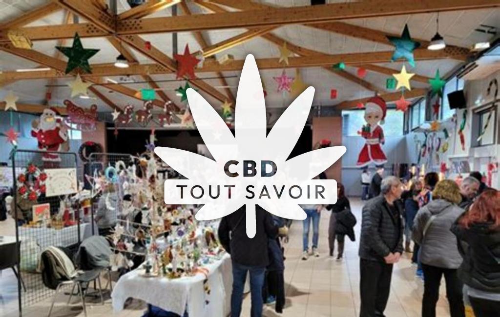 Village à Holving avec feuille Cannabis CBD