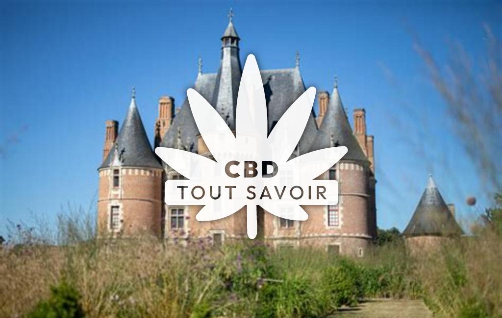 Village à Hayes avec feuille Cannabis CBD