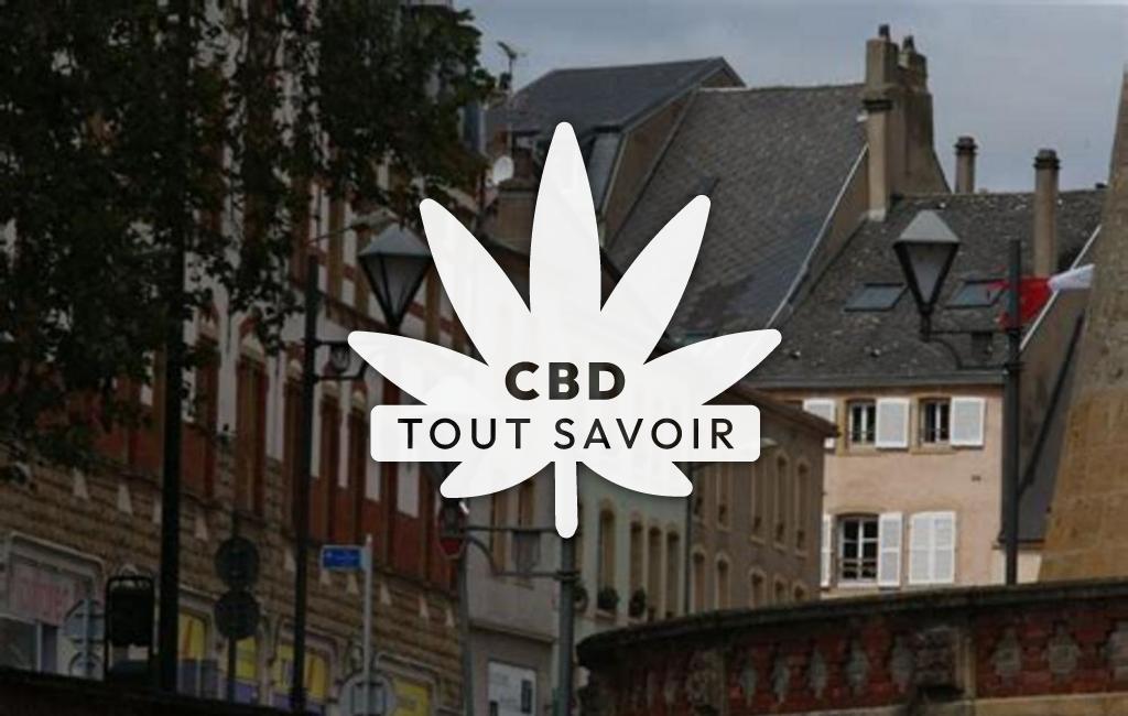 Village à Cattenom avec feuille Cannabis CBD