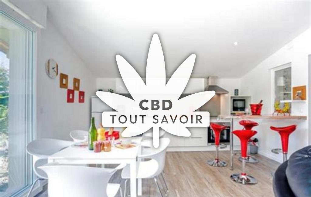 Village à Flocourt avec feuille Cannabis CBD