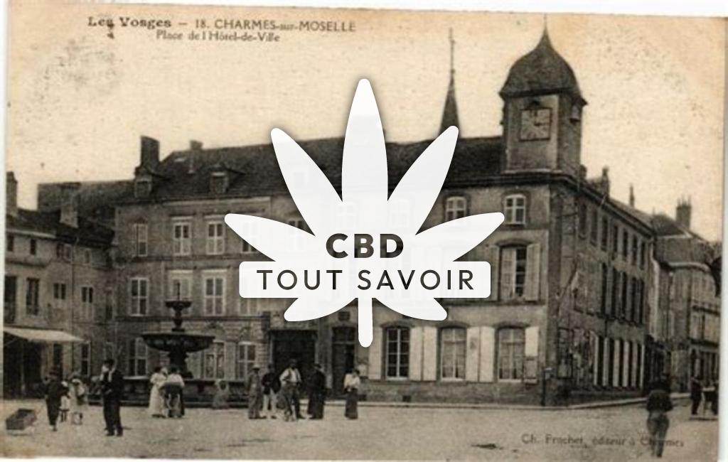 Village à Hannocourt avec feuille Cannabis CBD