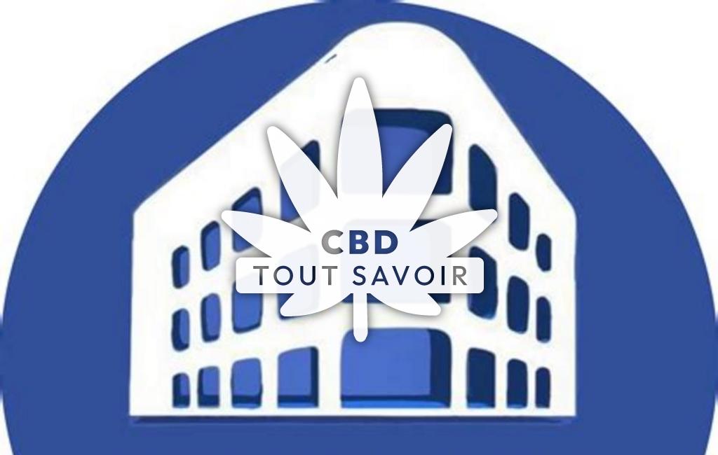 Village à Juvelize avec feuille Cannabis CBD