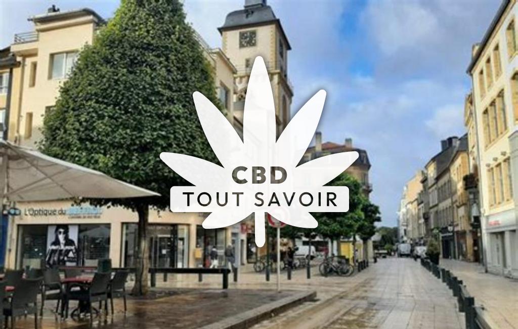 Village à Fleisheim avec feuille Cannabis CBD