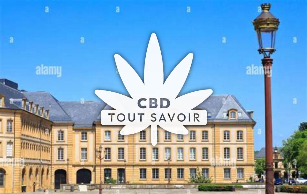 Village à Lostroff avec feuille Cannabis CBD