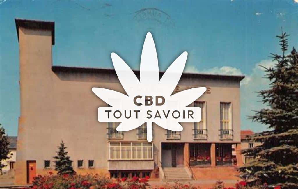 Village à Aumetz avec feuille Cannabis CBD