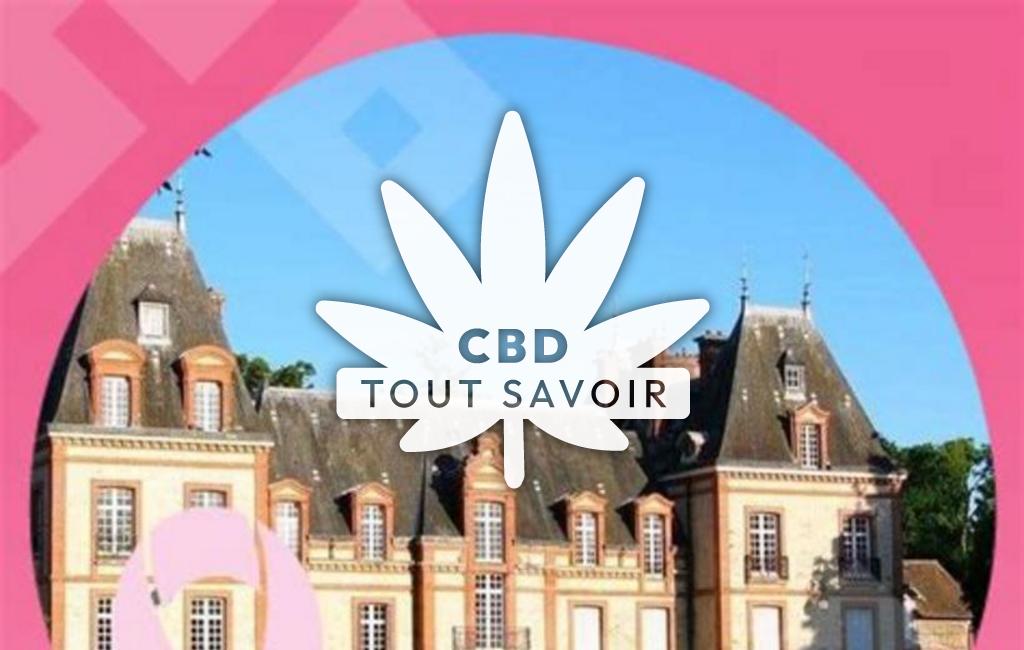 Village à Moncourt avec feuille Cannabis CBD