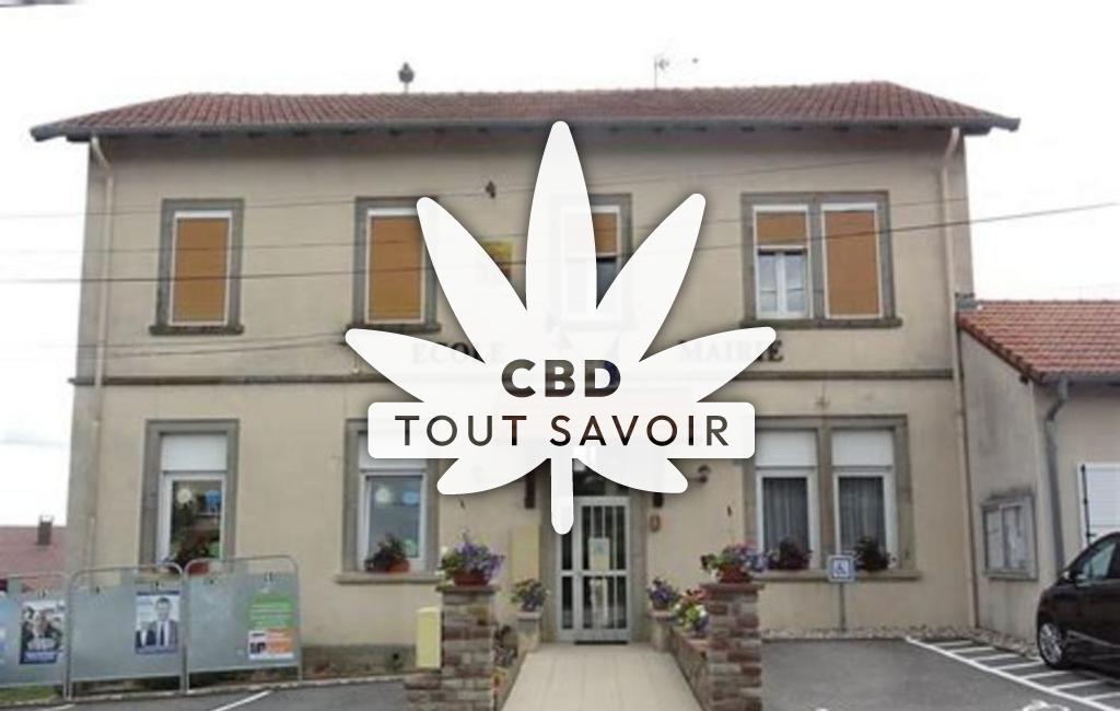 Village à Plaine-de-Walsch avec feuille Cannabis CBD