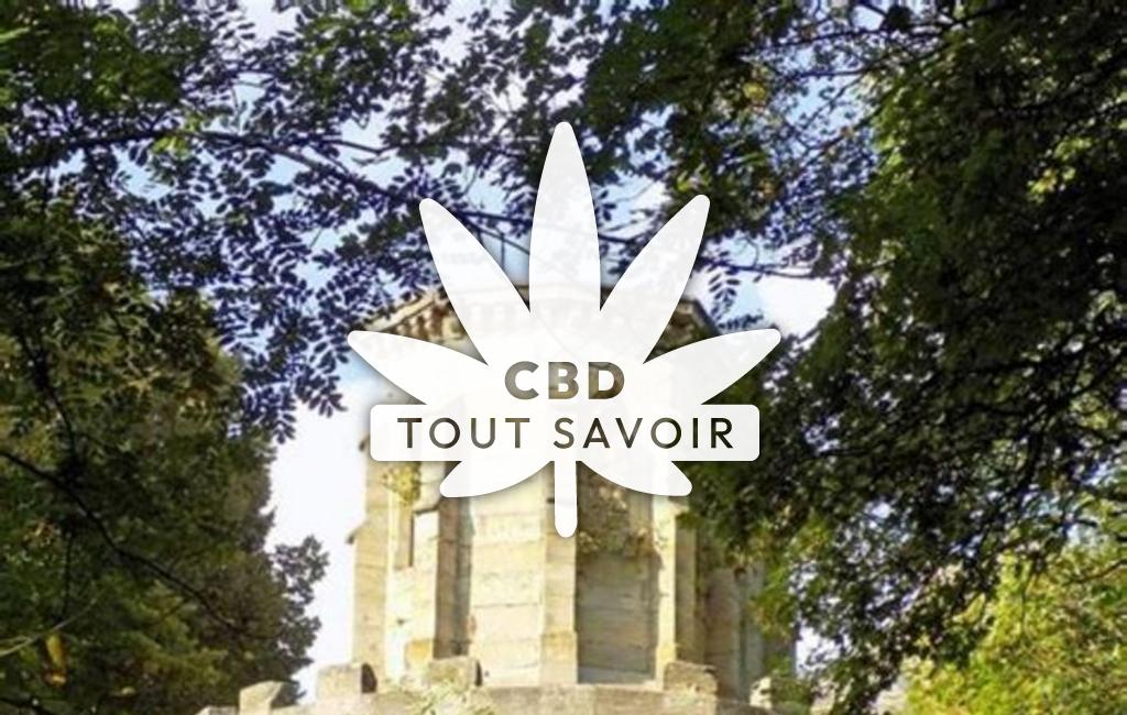 Village à Ham-sous-Varsberg avec feuille Cannabis CBD