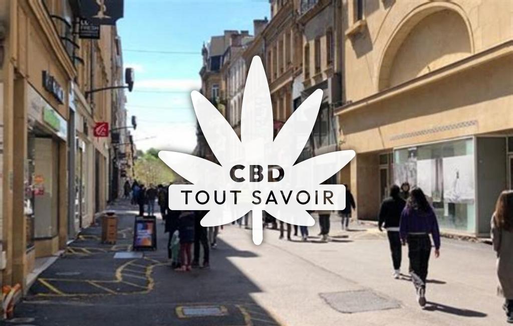 Village à Kuntzig avec feuille Cannabis CBD