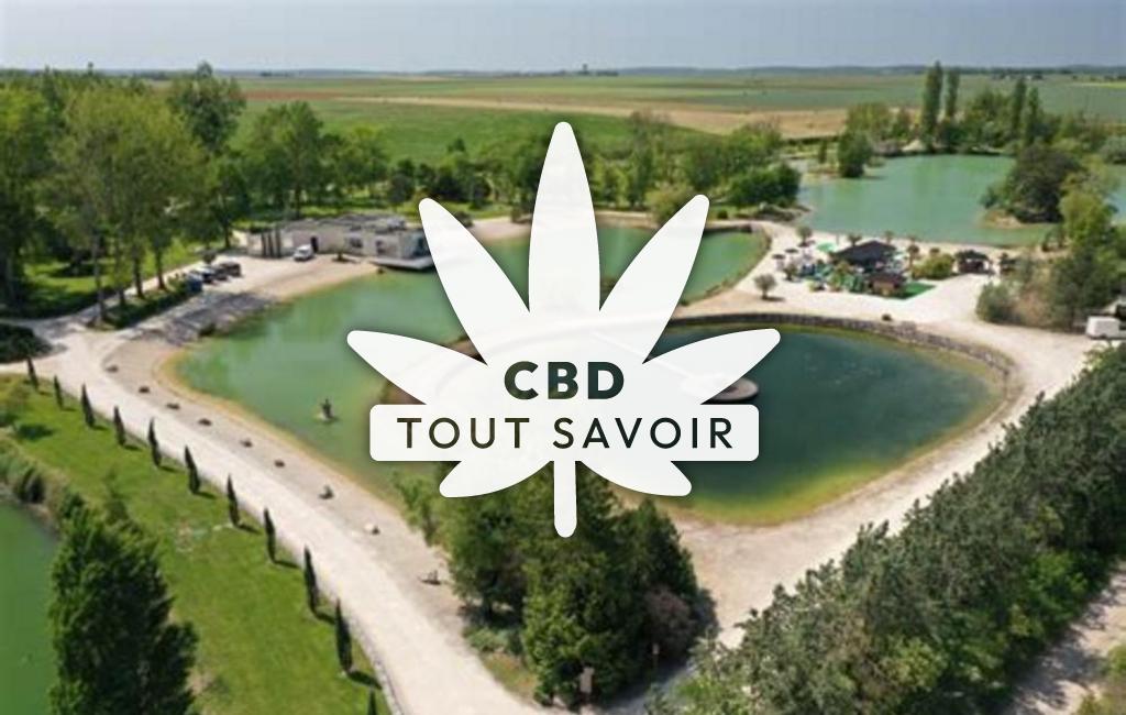 Village à Givenchy-les-la-Bassee avec feuille Cannabis CBD