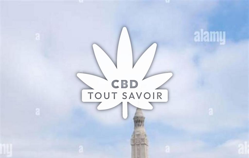 Village à Ablain-Saint-Nazaire avec feuille Cannabis CBD