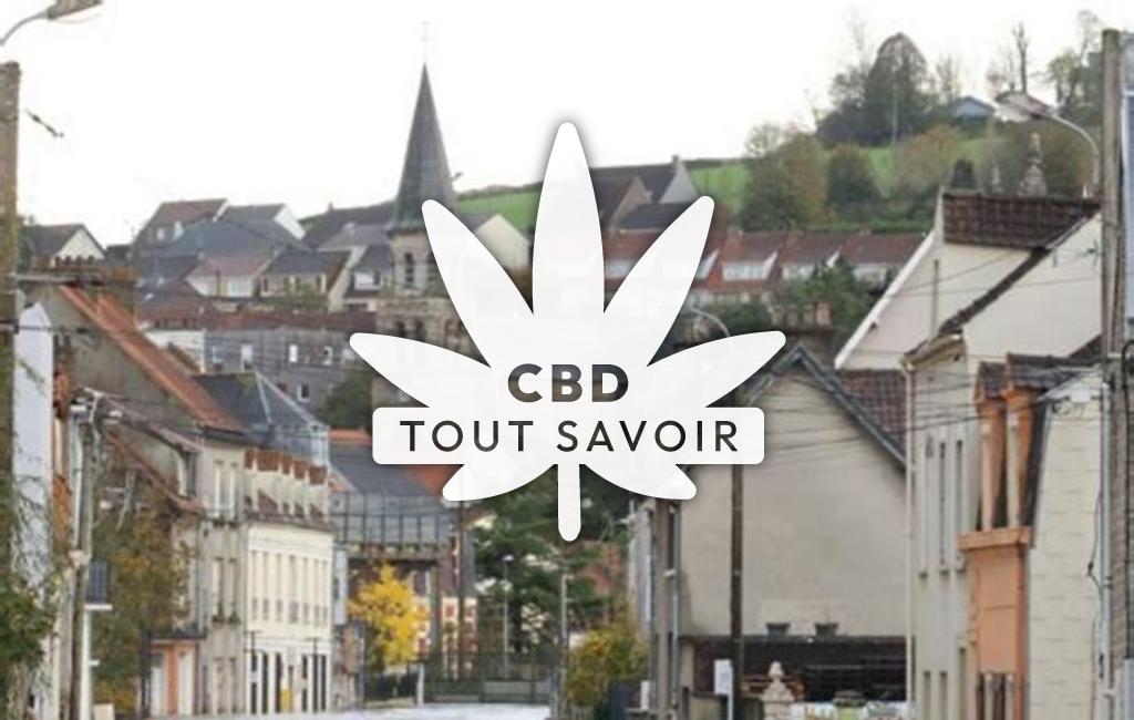 Village à Robecq avec feuille Cannabis CBD