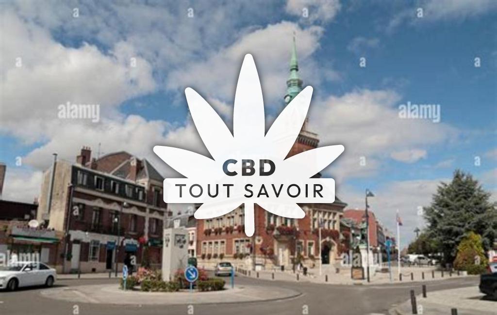 Village à Bapaume avec feuille Cannabis CBD