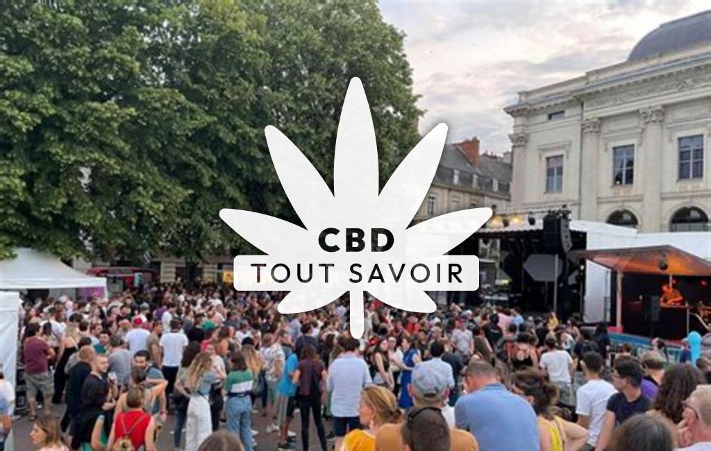 Village à Rocquigny avec feuille Cannabis CBD