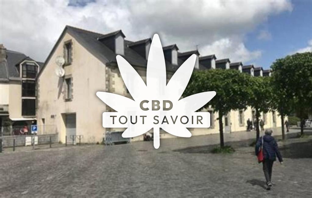 Village à Izel-les-Equerchin avec feuille Cannabis CBD