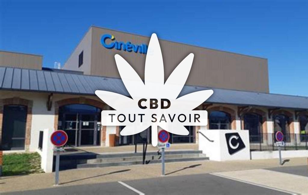 Village à Courrieres avec feuille Cannabis CBD