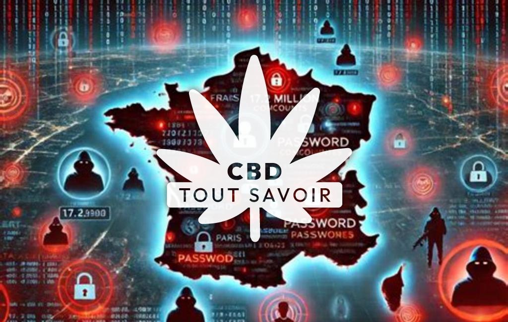 Village à Les-Attaques avec feuille Cannabis CBD