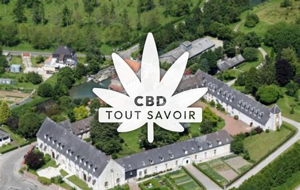 Village à Blangy-sur-Ternoise avec feuille Cannabis CBD