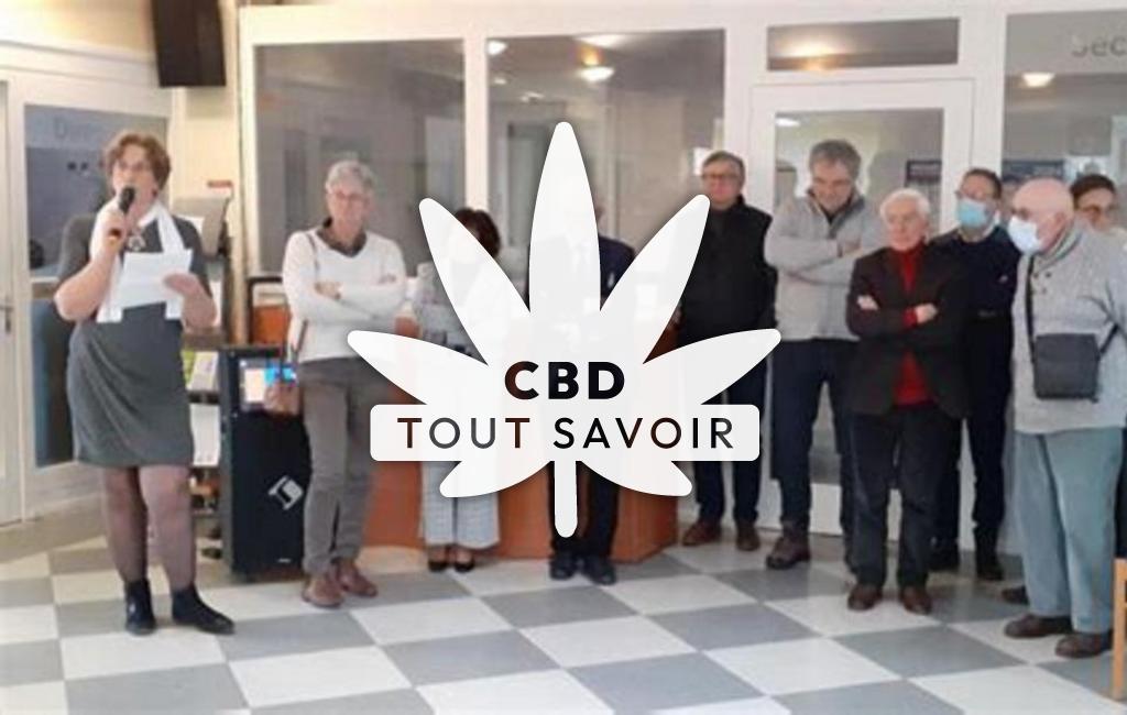 Village à Auchy-les-Hesdin avec feuille Cannabis CBD