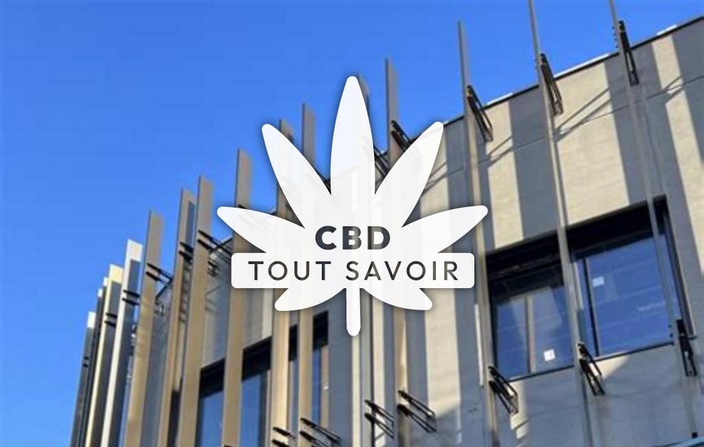 Village à Perignat-les-Sarlieve avec feuille Cannabis CBD