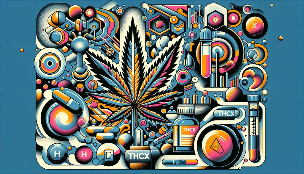 "Image illustrant le THCX : nouvelle molécule aux effets variés, dangers et statut légal"