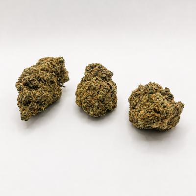 Trois fleurs Cookie Indoor CBD aux têtes compactes
