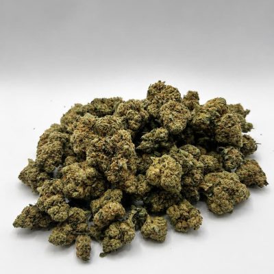 Fleurs Lemon Haze Indoor CBD dans un pot en verre
