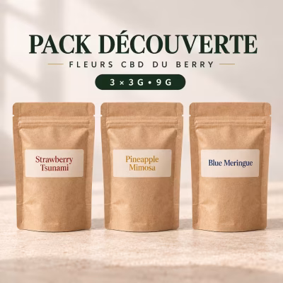 Pack Découverte – Fleurs CBD du Berry