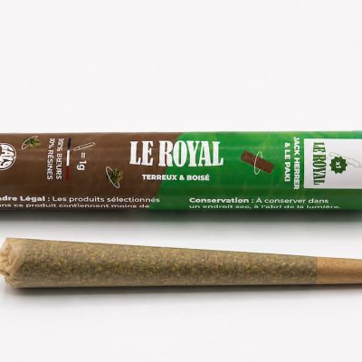 Pré-roll Le Royal accompagné de son étui
